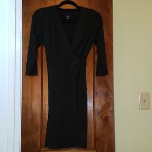 Ann Taylor. Black Wrap Dress. 0
